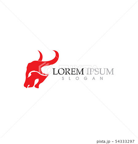 Cow Logo Template vector icon Cow Logo Template vector icon 54333297
