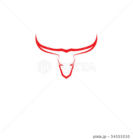 Cow Logo Template vector icon Cow Logo Template vector icon 54333310