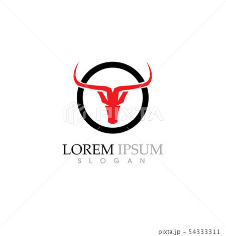 Cow Logo Template vector icon 54333311