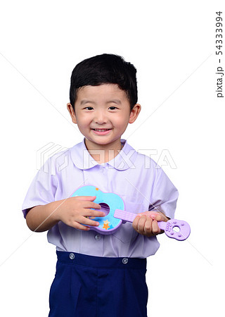 Asian Thai kindergarten student kid in school 54333994