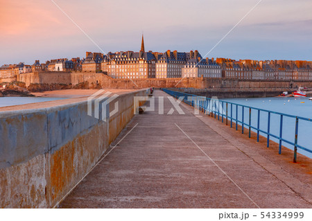Medieval fortress Saint-Malo, Brittany, France 54334999