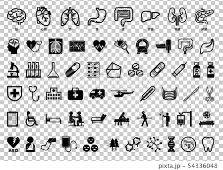 Medical icon set 54336048