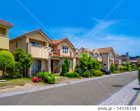 電柱のない住宅街 54336138