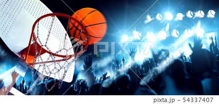 Sports and entertainment. Basketball and team 54337407