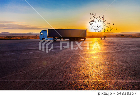 Truck,lorry and transport concept Truck,lorry and transport concept 54338357