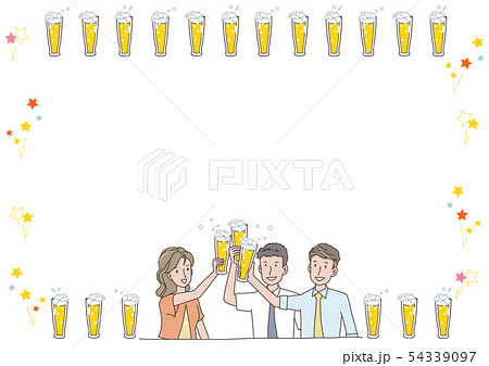 ビールのフレーム 54339097