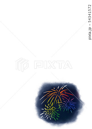 はがきサイズ 花火 はがきサイズ 花火 54341572