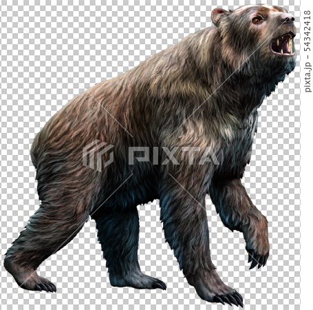 Arctodus from the Pleistocene era 3D illustration Arctodus from the Pleistocene era 3D illustration 54342418