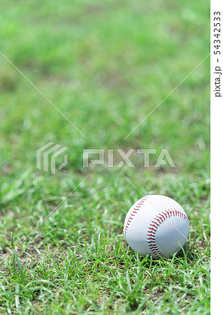 野球イメージ ボールの写真素材
