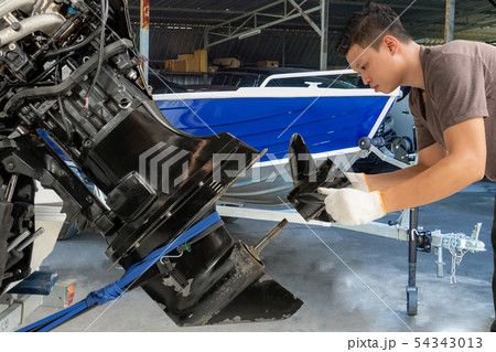 Aluminum boat repairman, for fishing 54343013