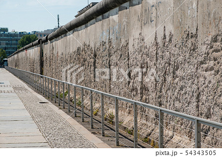A preserved section of the Berlin Wall   54343505