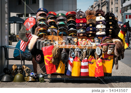 Souvenir vendor in Berlin Souvenir vendor in Berlin 54343507