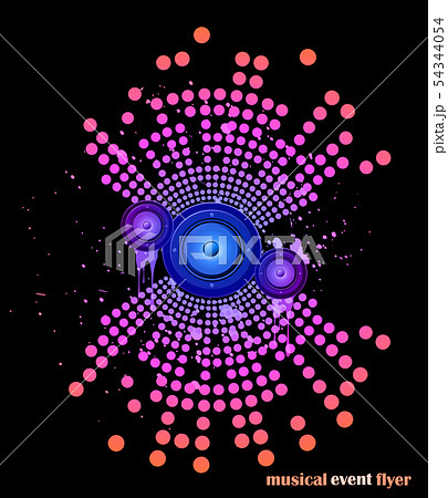 Disco club flyer. 54344054