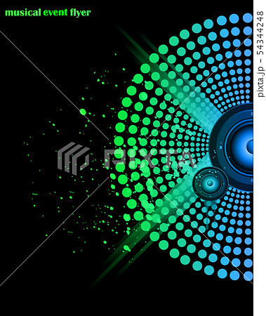 Disco club flyer. 54344248