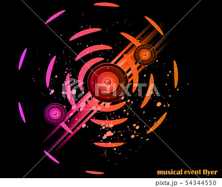 Disco club flyer. 54344550