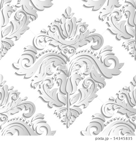Floral Fine Seamless Vector Pattern 54345835