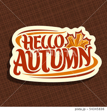 Vector logo for Autumn 54345836