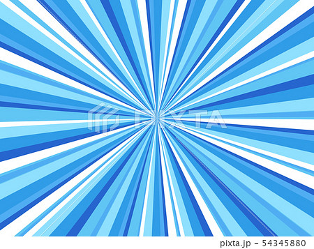 青と白の集中線の背景 中心のイラスト素材