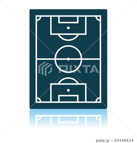 Icon Of Aerial View Soocer Field 54346634