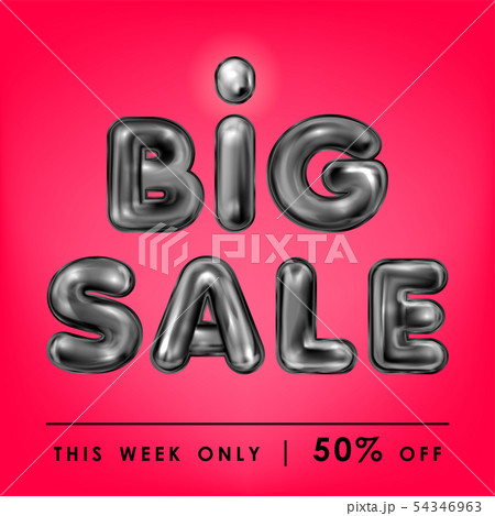 Big Sale black latex lettering on the red 54346963