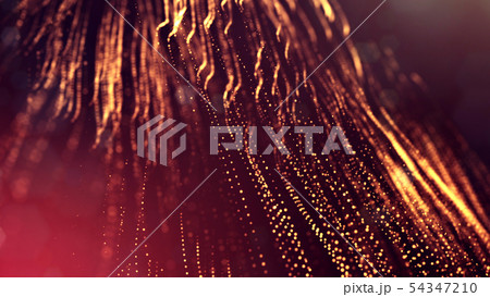 Glow particles are in air as science fiction of microcosm or macro world or sci-fi. 3d rendering of Glow particles are in air as science fiction of microcosm or macro world or sci-fi. 3d rendering of 54347210