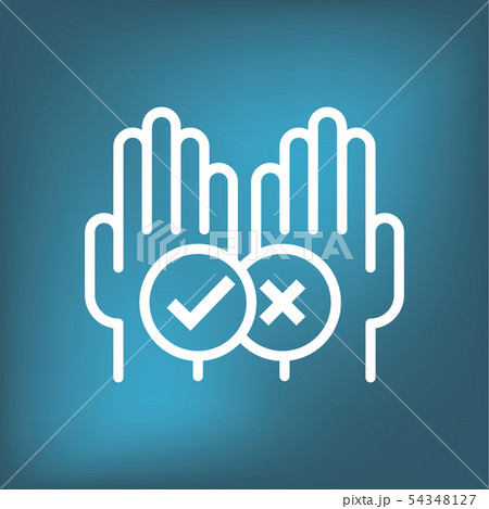 Positive and Negative, True AND False Images or 54348127