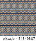 Knitted seamless pattern with Celtic knot 54349387