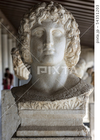 bust of greek god Hercules 54351203