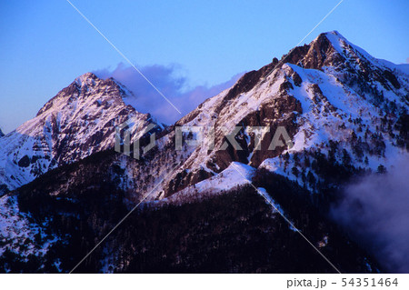 赤岳と権現岳 54351464