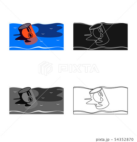 Vector illustration of weather and distress logo. Set of weather and crash stock symbol for web. 54352870