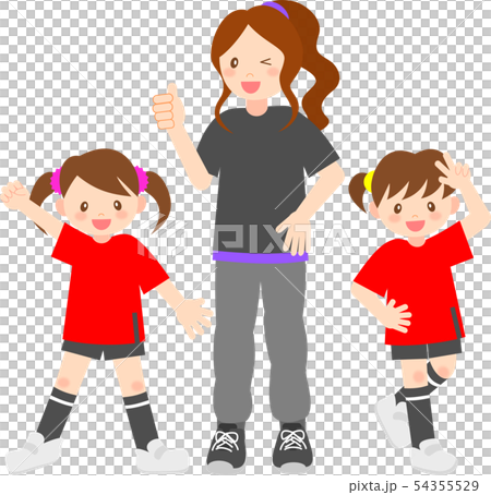 Dance Teachers And Students Stock Illustration