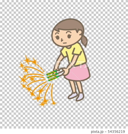 夏季小心兒童一次發射幾個煙花 54356219