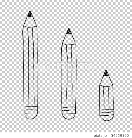 回比較鉛筆兄弟單色線描風格 54359560