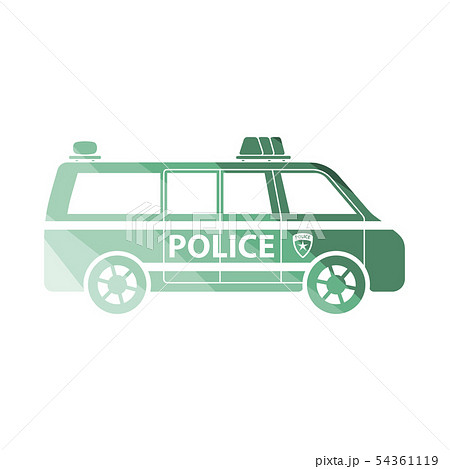 Police Van Icon Police Van Icon 54361119