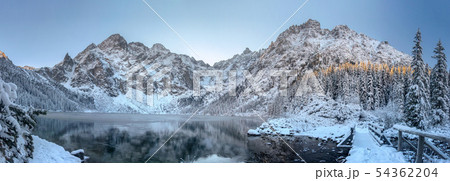 Panorama winter mountains. Scenery winter. 54362204