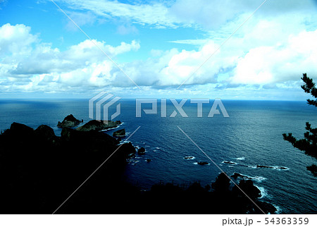 隠岐の島　隠岐諸島　島後　白島海岸　島風景　隠岐の海 54363359