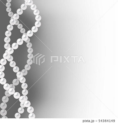 Vector background with pearl waves border. Vector background with pearl waves border. 54364149