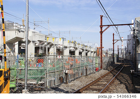 工事中の竹ノ塚駅前にて（2019年2月） 54366346