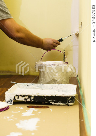 White paint with essentials equipment White paint with essentials equipment 54367988