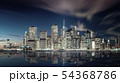 View of Manhattan in the evening, New York City 54368786