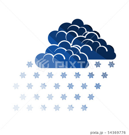 Snowfall Icon Snowfall Icon 54369776