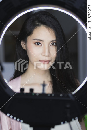 Photo of beautiful Asian model woman.. 54370078