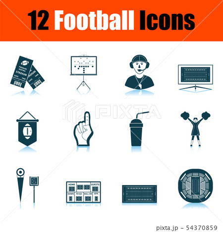 Football Icon Set 54370859
