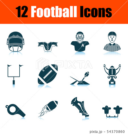 Football Icon Set 54370860