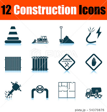Construction Icon Set 54370876