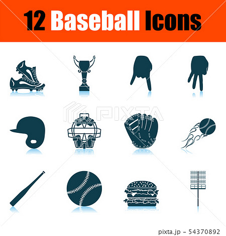 Baseball Icon Set 54370892