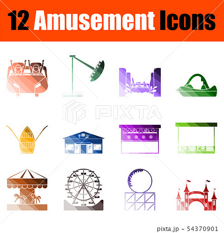 Amusement Icon Set Amusement Icon Set 54370901