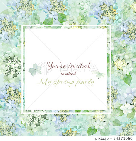 透明水彩 水彩画 花 54371060