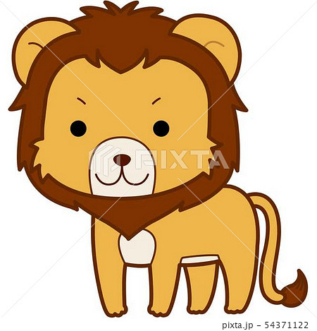 動物のイラスト ライオンのイラスト素材
