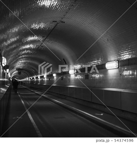 Old Elbe Tunnel or St. Pauli Elbe Tunnel 54374596
